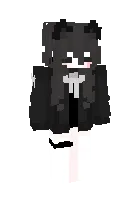 Wednesday qiz — Minecraft skin, rasm 1