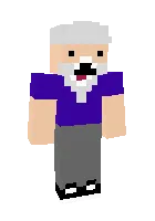 Dada Bebra — Minecraft skin, rasm 1