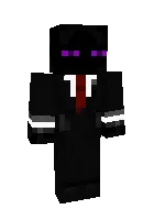 Kostyumdagi Enderman — Minecraft skin, rasm 1