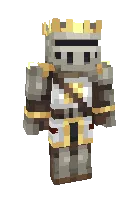 Sovutdagi qirol — Minecraft skin, rasm 1