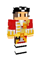 Qizil tamplier — Minecraft skin, rasm 1