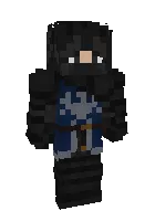 Qora Ritsar Xoron — Minecraft skin, rasm 1