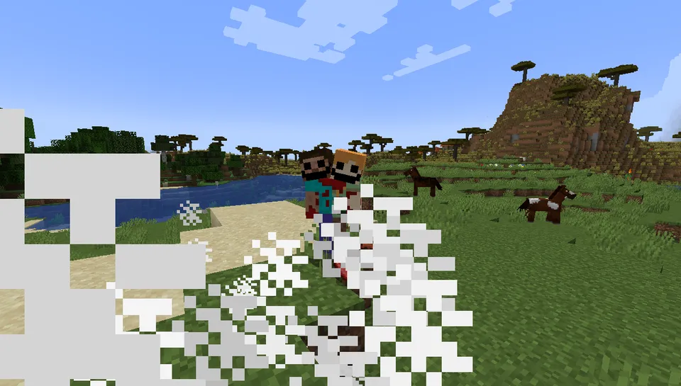 Two-Headed Steve And Alex — Minecraft mod, rasm 3