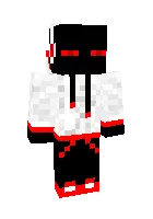 Qizil Endermen — Minecraft skin, rasm 1