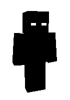 Qora Herobrine — Minecraft skin, rasm 1