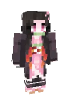 Nezuko — Minecraft skin, rasm 1