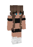 Cho'milish kiyimidagi qiz — Minecraft skin, rasm 1