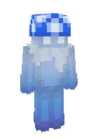 Ko'k plashdagi skin — Minecraft skin, rasm 1