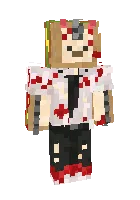 Benzopila non — Minecraft skin, rasm 1