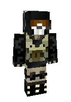 Jangga tayyor — Minecraft skin, rasm 1
