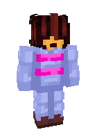 Yaxshilangan Frisk — Minecraft skin, rasm 1