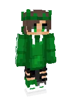 Yashil — Minecraft skin, rasm 1