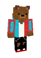 Kompot ayiq Mine — Minecraft skin, rasm 1