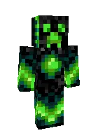 EmeraldCreeper — Minecraft skin, rasm 1