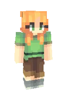 Yaxshilangan Aleks skini — Minecraft skin, rasm 1