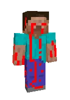 bloody steve — Minecraft skin, rasm 1