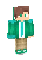 Firuza yigit — Minecraft skin, rasm 1