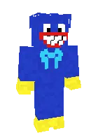 Huggy Wuggy skini — Minecraft skin, rasm 1
