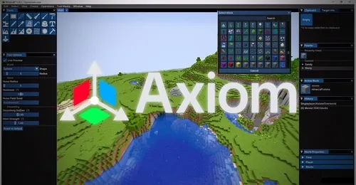 Axiom — Minecraft mod, rasm 1