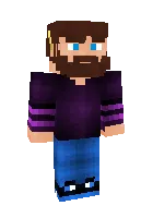 Soqolli erkak skini — Minecraft skin, rasm 1