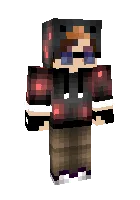 To'q kiyimdagi bola — Minecraft skin, rasm 1