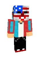 AQSh niqobidagi Kompot — Minecraft skin, rasm 1