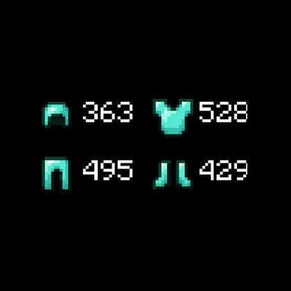 ArmourHUD — Minecraft mod, rasm 1