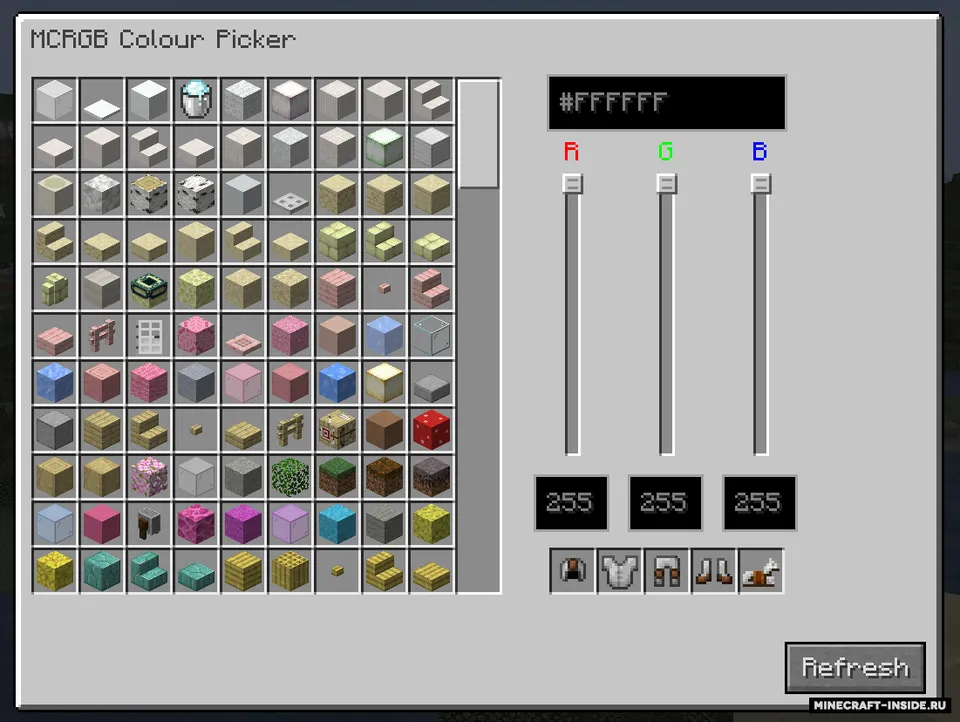 MCRGB - A Colour Picker for Blocks — Minecraft mod, rasm 2