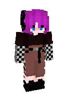 Yoqimtoy o'quvchi qiz — Minecraft skin, rasm 1