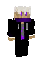Binafsha rangli skin — Minecraft skin, rasm 1