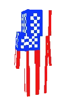 AQSH bayrog'i — Minecraft skin, rasm 1