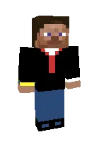 Prezident Steve — Minecraft skin, rasm 1