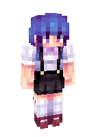 Rika Furude Higurashi — Minecraft skin, rasm 1