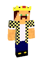 PlazyKing — Minecraft skin, rasm 1