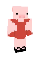 Ko'ylakdagi cho'chqacha — Minecraft skin, rasm 1