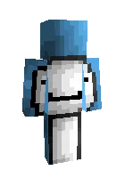 Ko'k Dream — Minecraft skin, rasm 1