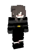 Qora kiyimdagi qiz