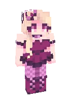 Kechki qiz skini — Minecraft skin, rasm 1