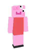 Peppa cho'chqa — Minecraft skin, rasm 1