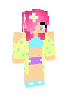 Qizlar uchun yozgi skin — Minecraft skin, rasm 1