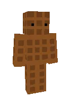 Men vafli yeyishni yaxshi ko'raman — Minecraft skin, rasm 1
