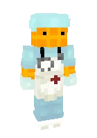 Men vafli yeyishni yaxshi ko'raman :3 — Minecraft skin, rasm 1