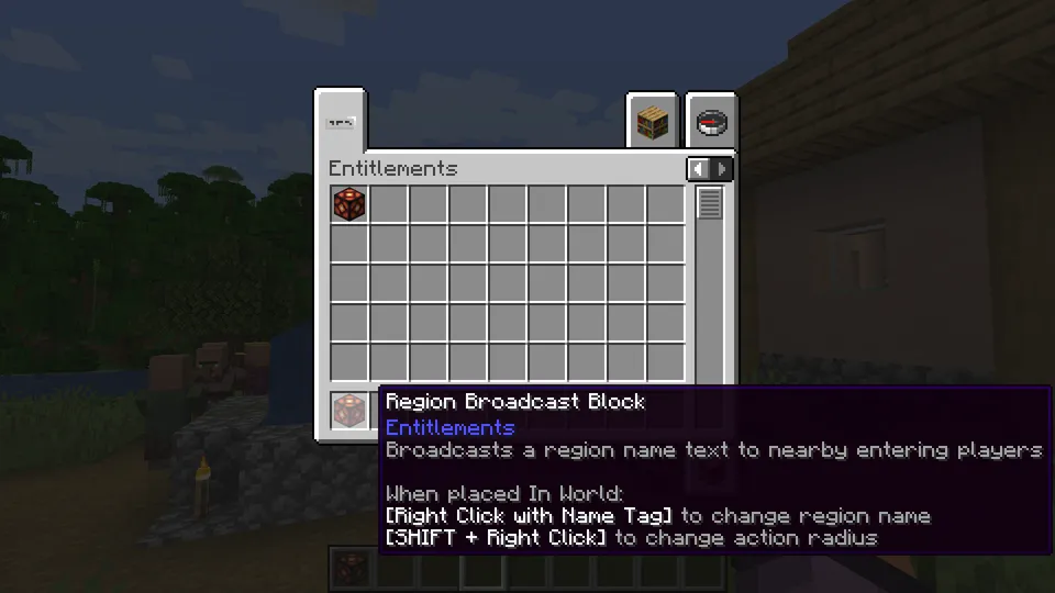 Entitlements — Minecraft mod, rasm 3