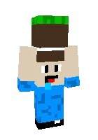 Blokli noob — Minecraft skin, rasm 1