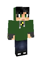 Kapushonli Lynch — Minecraft skin, rasm 1