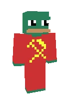 O‘roq va bolg‘ali baqa — Minecraft skin, rasm 1