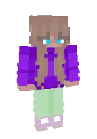 Qizlar uchun skin — Minecraft skin, rasm 1