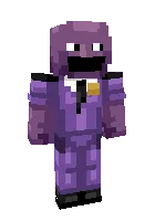 Siyohrang odam — Minecraft skin, rasm 1
