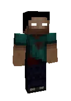 Herobrine — Minecraft skin, rasm 1