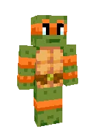Michelangelo — Minecraft skin, rasm 1